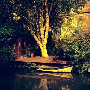 Small Boat by House on Canal 1a.jpg