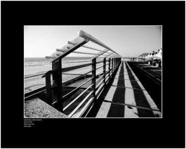 Hand Rail and Screen South Bay Bridlington East Yorkshire England.jpg