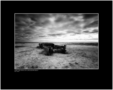 Comet Tank wreck on a Lincolnshire Beach July 2024.jpg