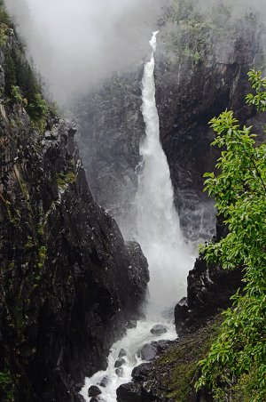 Rjukan falls, yesterday.jpg